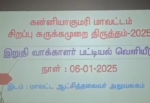 குமரி மாவட்டத்தில் புதிய வாக்குச் சாவடிகள் ஆட்சியர் தகவல்