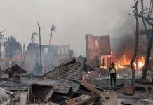 மியான்மர் ராணுவ தாக்குதலில் 40 பேர் உயிரிழப்பு