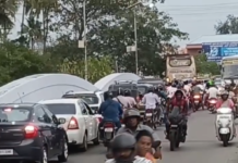 நாகர்கோவிலில் நடுரோட்டில் பிரேக் டவுன் ஆன அரசு பஸ்