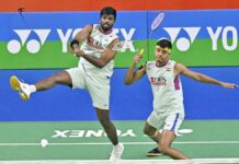 சாட்விக் – ஷிராக் ஜோடி தோல்வி