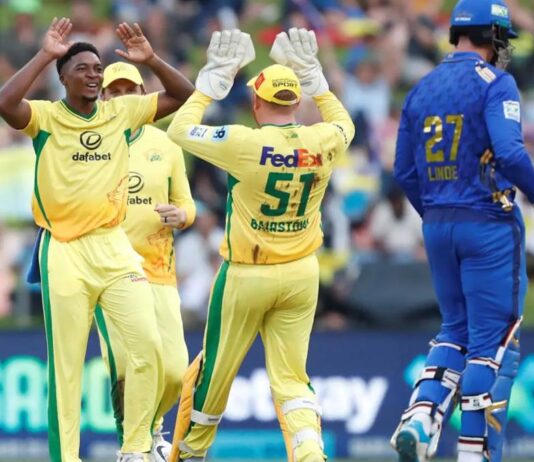 எம்ஐ கேப்டவுனை வீழ்த்தியது ஜோபர்க் சூப்பர் கிங்ஸ் அணி