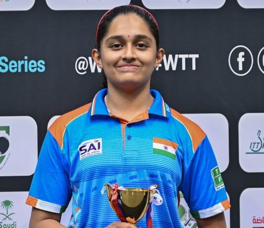 யு-19 டேபிள் டென்னிஸில் ஹன்சினி சாம்பியன்!