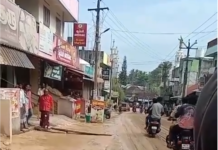 திக்கணம்கோடு: போர்வெல் அமைத்தததால் நடமாட மக்கள் அவதி