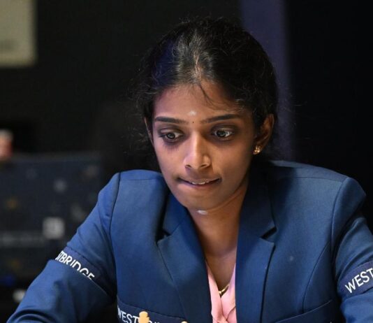 உலக பிளிட்ஸ் செஸ் சாம்பியன்ஷிப்: வெண்கலப் பதக்கம் வென்றார் ஆர்.வைஷாலி