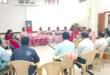 திங்கள்சந்தை: கன்னியர் திருச்சபை அருட்சகோதரிகள் கூட்டம்