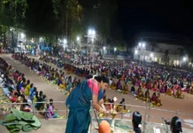 கூட்டாலுமூடு: பத்ரேஸ்வரி கோயிலில் 2008 திருவிளக்கு பூஜை