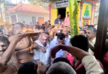 மண்டைக்காடு: கோவில் மாசி கொடை; பந்தல் கால் நாட்டு விழா