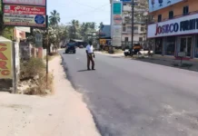 குழித்துறை: சாலை சீரமைப்பு பணி..போக்குவரத்து மாற்றம்