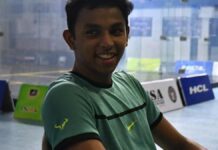 38-வது தேசிய விளையாட்டு போட்டி: ஸ்குவாஷில் தங்கம் வென்றார் வேலவன் செந்தில் குமார்