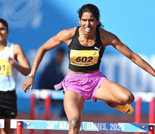 38-வது தேசிய விளையாட்டு போட்டி: தமிழகத்துக்கு 6-வது இடம்