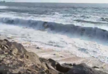 ராமன்துறை: நள்ளிரவில் கடல் சீற்றம் தடுப்பு சுவர் சேதம்