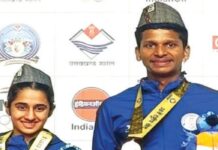 தேசிய விளையாட்டு போட்டி: தங்கம் வென்றார் சதீஷ் கருணாகரன்