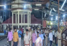மண்டைக்காடு கோயில் திருவிழா; கலெக்டர், எஸ்பி நேரில் ஆய்வு