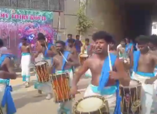 அதங்கோடு: மாயகிருஷ்ண சுவாமி கோயில் தங்க வாகனத்தில் ஊர்வலம்