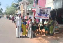 கீழ்குளம்: அரசு பள்ளியில் மாணவர் சேர்க்கை பேரணி