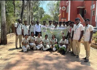 பேச்சிப்பாறை: தோட்டக்கலை நிலையத்தில் மாணவர்கள் ஆய்வு