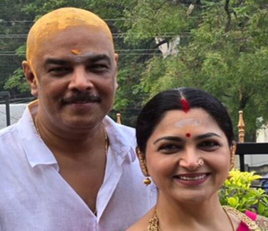 25-வது திருமண நாள்: பழநி முருகன் கோயிலில் சுந்தர்.சி முடி காணிக்கை