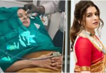 இந்தி நடிகை பாக்யஸ்ரீ விபத்தில் படுகாயம்: நெற்றியில் 13 தையல்