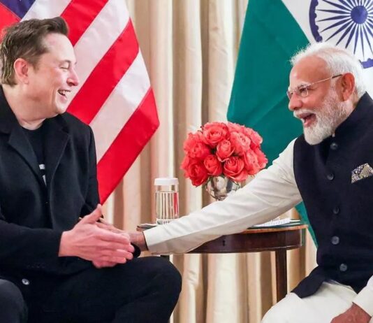 பிரதமர் மோடியுடன் எலான் மஸ்க் முக்கிய பேச்சுவார்த்தை