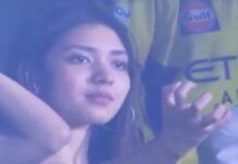 தோனி அவுட்டால் பிரபலமான ரசிகை: இன்ஸ்டாகிராமில் 4 லட்சம் பேர் பின் தொடர்கின்றனர்