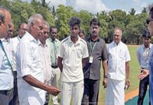 கல்லூரி கிரிக்கெட்டில் ஆர்எம்கே வெற்றி