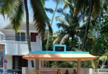 மண்டைக்காடு: பயணிகள் நிழற்குடையில் பாஜ வர்ணம் பூசியதாக புகார்