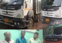 களியக்காவிளை: கனிம வளம் கடத்திய லாரிகள், 3 பேர் கைது