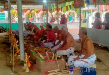 குரியன்விளை: பத்திரகாளி கோயில் மஹா யாகம் துவக்கம்