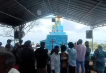 பனச்சமூடு: குருசு மலை திருப்பயணம்; ஏராளமானோர் பங்கேற்பு