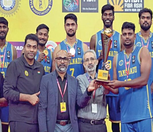 மேற்கு ஆசிய சூப்பர் லீக்குக்கு தமிழக கூடைப்பந்து அணி தகுதி