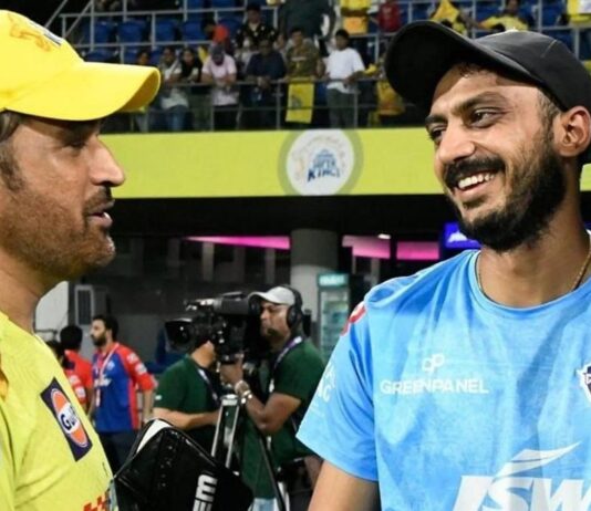 ‘எல்லா புகழும் தோனிக்கே’ – சொல்கிறார் அக்சர் படேல்