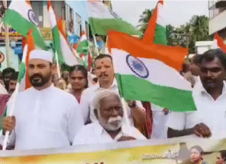 நாகர்கோவிலில் பா. ஜனதாவினர் தேசிய ஒற்றுமை பேரணி