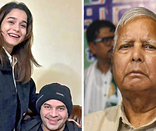 காதலியுடன் படம் வெளியானதால் நடவடிக்கை: மூத்த மகனை கட்சியிலிருந்து நீக்கினார் லாலு