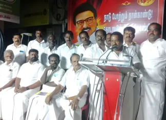 முளகுமூடு: திமுக சார்பில் தமிழக அரசின் சாதனை விளக்க கூட்டம்