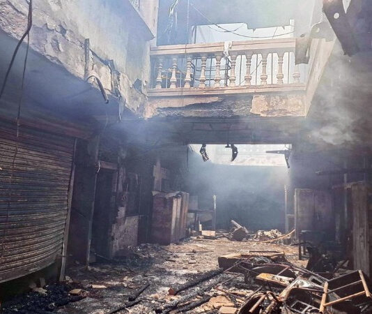 ஆந்திர நிதித்துறை கட்டிடத்தில் தீ விபத்து