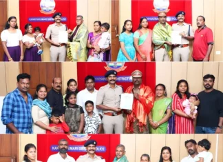 குமரியில் ஓய்வு பெறும் உதவி ஆய்வாளர்களுக்கு வாழ்த்து