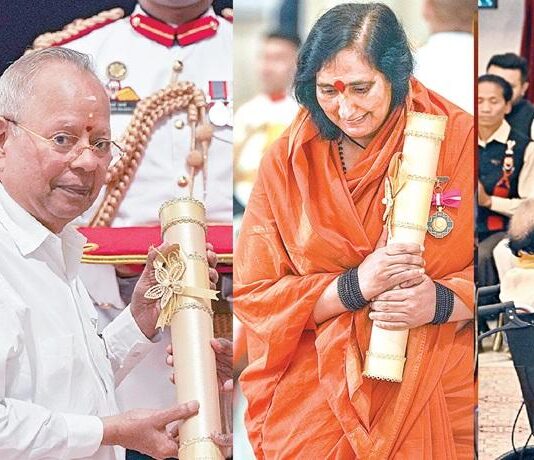 ஷோபனா, நல்லி குப்புசாமிக்கு பத்ம பூஷண்: 68 பேருக்கு பத்ம விருதுகள் வழங்கினார் குடியரசுத் தலைவர்