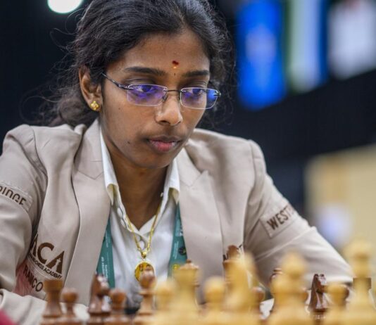 கேண்டிடேட்ஸ் தொடருக்கு ஆர்.வைஷாலி தகுதி!