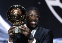 சிறந்த கால்பந்து வீரருக்கான Ballon d’Or விருதை வென்றார் பிரான்ஸின் டெம்பெல்லே!