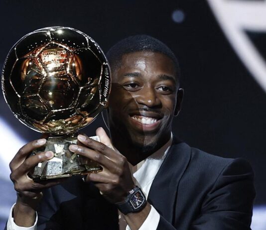 சிறந்த கால்பந்து வீரருக்கான Ballon d’Or விருதை வென்றார் பிரான்ஸின் டெம்பெல்லே!