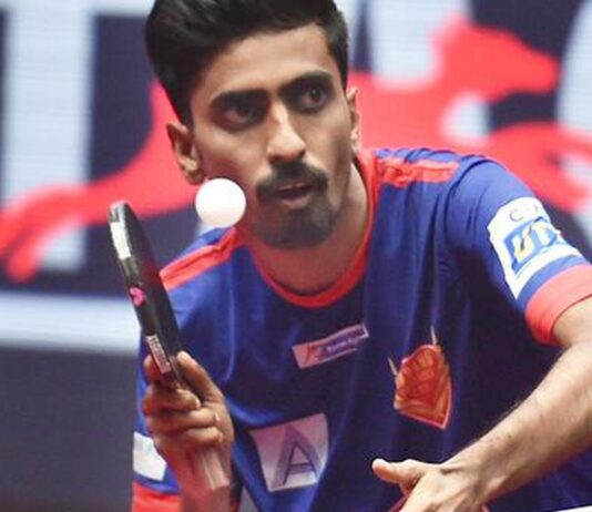 தேசிய தரவரிசை டேபிள் டென்னிஸ் போட்டி: கால் இறுதியில் சத்தியன்