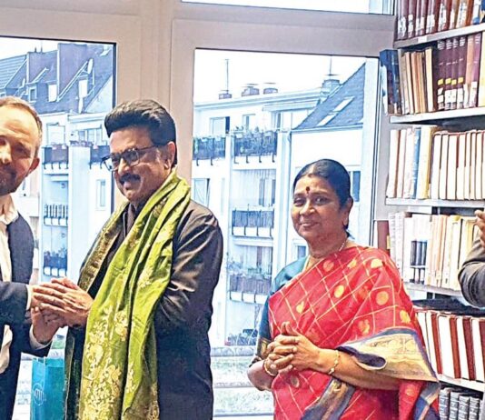 கொலோன் பல்கலை. நூலகத்தை பார்வையிட்ட முதல்வர் ஸ்டாலின்: மூடப்பட்ட தமிழ்க் கல்விப் பிரிவு மீண்டும் திறக்கப்படுமா?