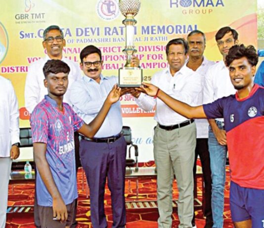 சென்னை மாவட்ட பி-டிவிஷன் வாலிபால் போட்டி தொடக்கம்