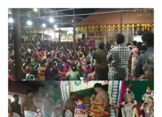 மண்டைக்காடு: பகவதி அம்மன் கோயிலில் சுமங்கலி பூஜை