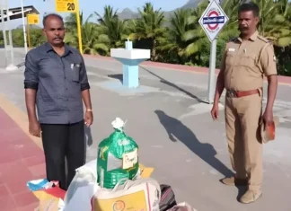 குமரி: கேரளாவிற்கு கடத்த முயன்ற ரேஷன் அரிசி பறிமுதல்