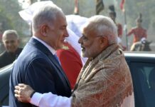 பாதுகாப்புக்கான அமைச்சரவை கூட்டத்தை நிறுத்திவிட்டு பிரதமர் மோடியுடன் நெதன்யாகு பேச்சு