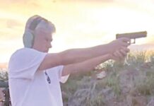 துப்பாக்கி சுடும் பயிற்சியில் ஈடுபட்ட நடிகர் அஜீத்குமார்