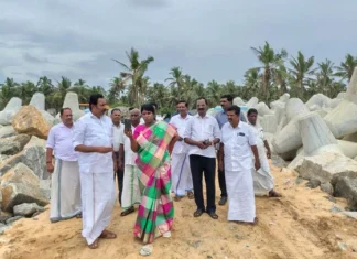 இரையுமன்துறை: வளர்ச்சி பணிகளை கலெக்டர் பார்வை