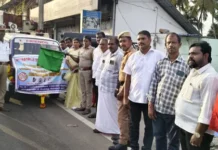 களியக்காவிளை: சாலை பாதுகாப்பு விழிப்புணர்வு பேரணி