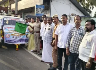 களியக்காவிளை: சாலை பாதுகாப்பு விழிப்புணர்வு பேரணி